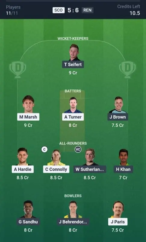 SCO VS REN Grand League Team 