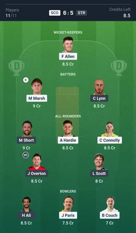 SCO vs STR Small League Team  