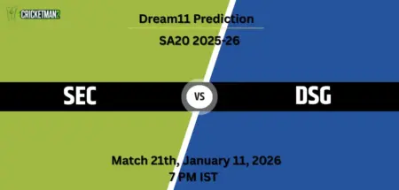 SEC vs DSG Dream11 Prediction