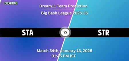 STA vs STR Dream11 Prediction