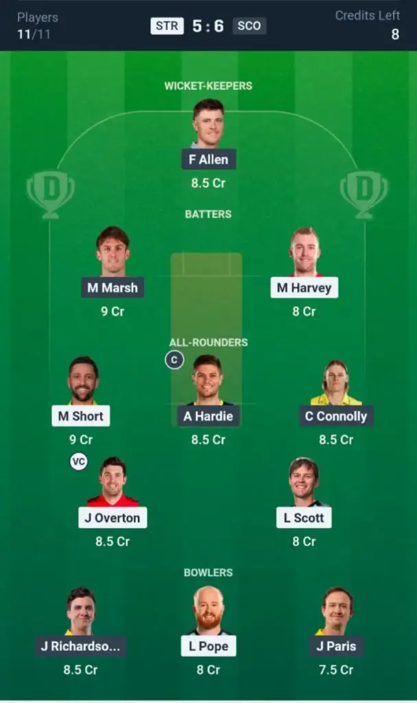 STR vs SCO Small League Team 