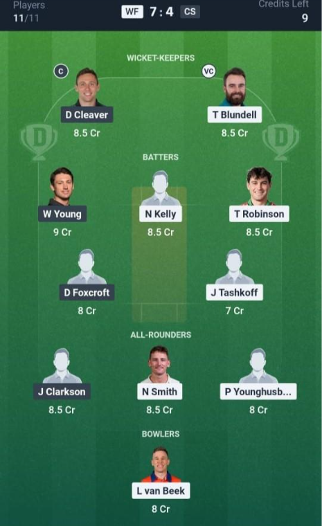 WF VS CS Grand League Team