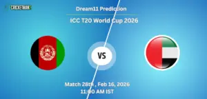 AFG VS UAE Match 28, Dream11 Team Prediction, ICC T20 World Cup 2026: Fantasy Cricket Tips, Captain & Vice-Captain Choices, Playing XI & Live Updates 
