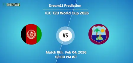 AFG VS WI Match 8, Dream11 Team Prediction, ICC T20 World Cup 2026 Warm-up Matches: Fantasy Cricket Tips, Captain & Vice-Captain Choices, Playing XI & Live Updates 