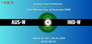 AUS-W VS IND-W 1st ODI, Dream11 Team Prediction, India Women tour of Australia 2026: Fantasy Cricket Tips, Captain & Vice-Captain Choices, Playing XI & Live Updates 