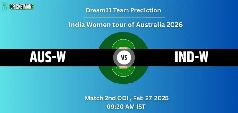 AUS-W VS IND-W 2nd ODI, Dream11 Team Prediction, India Women tour of Australia 2026: Fantasy Cricket Tips, Captain & Vice-Captain Choices, Playing XI & Live Updates 