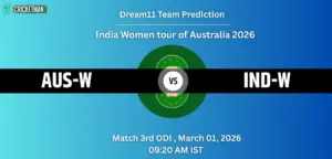AUS-W VS IND-W 3rd ODI, Dream11 Team Prediction, India Women tour of Australia 2026: Fantasy Cricket Tips, Captain & Vice-Captain Choices, Playing XI & Live Updates 