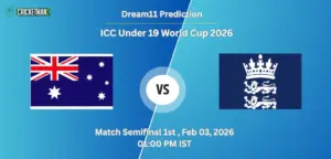 AUS vs ENG Dream11 Prediction Today Semi-final 1, Super Six: Fantasy Cricket Tips, Captain & Vice-Captain Choices, Playing XI - Australia U19 tour of England U19 2026