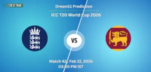 ENG VS SL Match 42, Super 8, Dream11 Team Prediction, ICC T20 World Cup 2026: Fantasy Cricket Tips, Captain & Vice-Captain Choices, Playing XI & Live Updates 