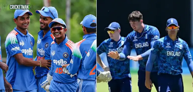 England U19 vs India U19 Head to head