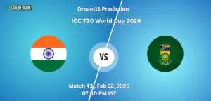 IND VS SA Match 43, Super 8, Dream11 Team Prediction, ICC T20 World Cup 2026: Fantasy Cricket Tips, Captain & Vice-Captain Choices, Playing XI & Live Updates 