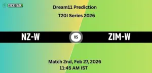 NZ-W VS ZIM-W 2nd T20I, Dream11 Team Prediction, Zimbabwe Women tour of New Zealand 2026: Fantasy Cricket Tips, Captain & Vice-Captain Choices, Playing XI & Live Updates 