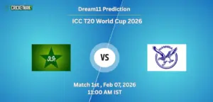 PAK VS NED Match 1, Dream11 Team Prediction, ICC T20 World Cup 2026 Warm-up Matches: Fantasy Cricket Tips, Captain & Vice-Captain Choices, Playing XI & Live Updates 