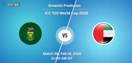 SA VS UAE Match 34, Dream11 Team Prediction, ICC T20 World Cup 2026: Fantasy Cricket Tips, Captain & Vice-Captain Choices, Playing XI & Live Updates 