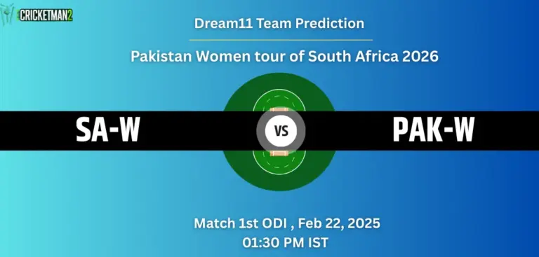 SA-W VS PAK-W 1st ODI, Dream11 Team Prediction, Pakistan Women tour of South Africa 2026: Fantasy Cricket Tips, Captain & Vice-Captain Choices, Playing XI & Live Updates 