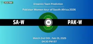 SA-W VS PAK-W 2nd ODI, Dream11 Team Prediction, Pakistan Women tour of South Africa 2026: Fantasy Cricket Tips, Captain & Vice-Captain Choices, Playing XI & Live Updates 