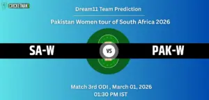 SA-W VS PAK-W 3rd ODI, Dream11 Team Prediction, Pakistan Women tour of South Africa 2026: Fantasy Cricket Tips, Captain & Vice-Captain Choices, Playing XI & Live Updates 