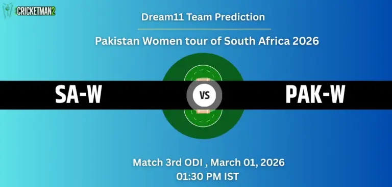 SA-W VS PAK-W 3rd ODI, Dream11 Team Prediction, Pakistan Women tour of South Africa 2026: Fantasy Cricket Tips, Captain & Vice-Captain Choices, Playing XI & Live Updates 