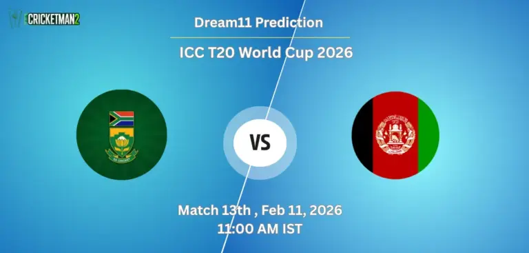 SA VS AFG Match 13, Dream11 Team Prediction, ICC T20 World Cup 2026: Fantasy Cricket Tips, Captain & Vice-Captain Choices, Playing XI & Live Updates 