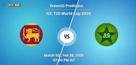 SL VS PAK Match 50, Super 8, Dream11 Team Prediction, ICC T20 World Cup 2026: Fantasy Cricket Tips, Captain & Vice-Captain Choices, Playing XI & Live Updates 