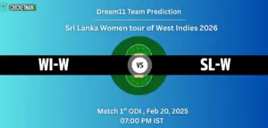 WI-W VS SL-W 1st ODI, Dream11 Team Prediction, Sri Lanka Women tour of West Indies 2026: Fantasy Cricket Tips, Captain & Vice-Captain Choices, Playing XI & Live Updates 
