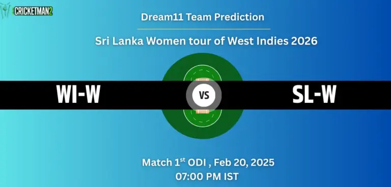 WI-W VS SL-W 1st ODI, Dream11 Team Prediction, Sri Lanka Women tour of West Indies 2026: Fantasy Cricket Tips, Captain & Vice-Captain Choices, Playing XI & Live Updates 