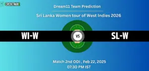 WI-W VS SL-W 2nd ODI, Dream11 Team Prediction, Sri Lanka Women tour of West Indies 2026: Fantasy Cricket Tips, Captain & Vice-Captain Choices, Playing XI & Live Updates 