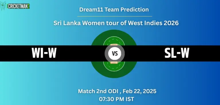 WI-W VS SL-W 2nd ODI, Dream11 Team Prediction, Sri Lanka Women tour of West Indies 2026: Fantasy Cricket Tips, Captain & Vice-Captain Choices, Playing XI & Live Updates 