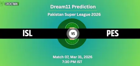 ISL VS PES Dream11 Prediction