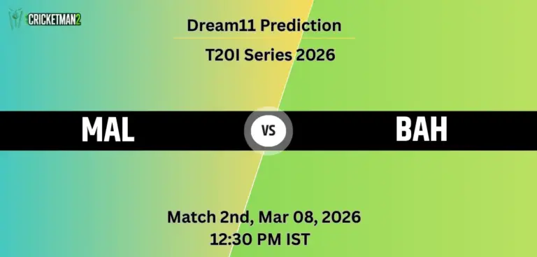 MAL VS BAH 2nd T20I, Dream11 Team Prediction, Bahrain tour of Malaysia 2026: Fantasy Cricket Tips, Captain & Vice-Captain Choices, Playing XI & Live Updates 
