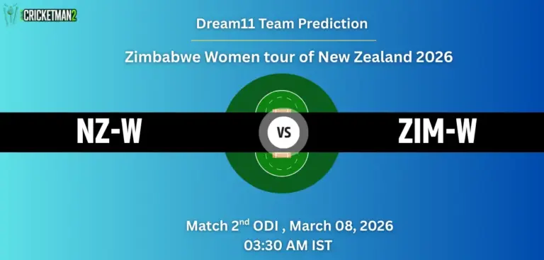 NZ-W VS ZIM-W 2nd ODI, Dream11 Team Prediction, Zimbabwe Women tour of New Zealand 2026: Fantasy Cricket Tips, Captain & Vice-Captain Choices, Playing XI & Live Updates 