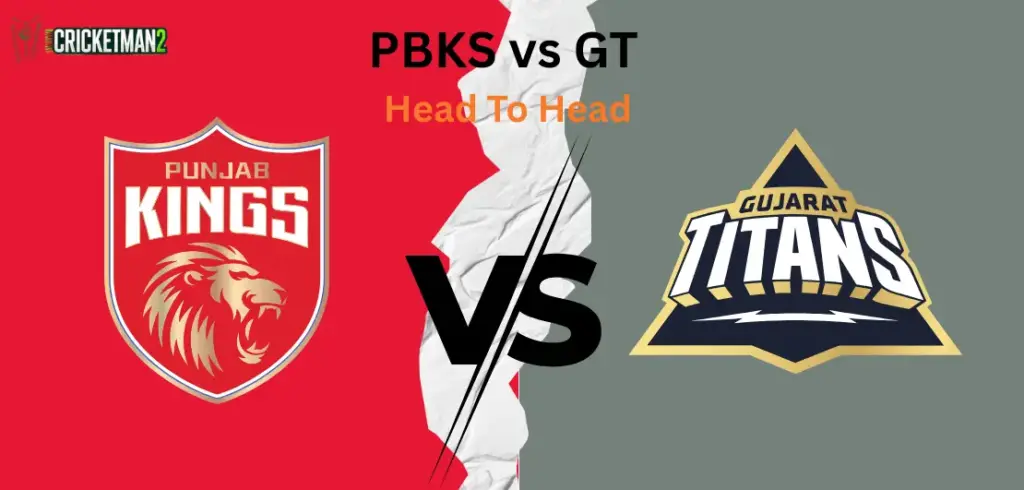 PBKS vs GT Head-to-Head Record