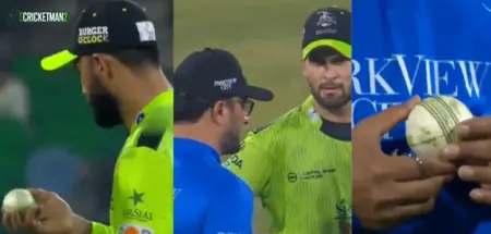 PSL 2026 Ball-Tampering Controversy: Shaheen Afridi, Fakhar Zaman and Haris Rauf Under Investigation PSL 2026 Ball-Tampering Controversy: Shaheen Afridi, Fakhar Zaman and Haris Rauf Under Investigation