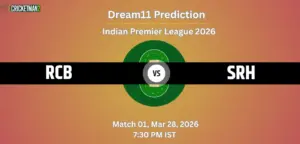 RCB VS SRH Match 1 Dream11 Team Prediction, Indian Premier League 2026: Fantasy Cricket Tips, Captain & Vice-Captain Choices, Playing XI & Live Updates 