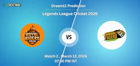 RRP VS ING Match 2 Dream11 Team Prediction, Legends League Cricket 2026: Fantasy Cricket Tips, Captain & Vice-Captain Choices, Playing XI & Live Updates 