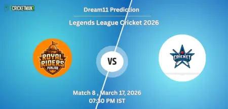 RRP VS SSS Match 8 Dream11 Team Prediction, Legends League Cricket 2026: Fantasy Cricket Tips, Captain & Vice-Captain Choices, Playing XI & Live Updates 