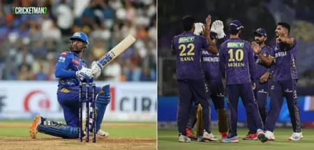 Tilak Varma vs KKR in IPL