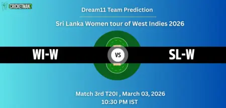 WI-W VS SL-W 3rd T20I, Dream11 Team Prediction, Sri Lanka Women tour of West Indies 2026: Fantasy Cricket Tips, Captain & Vice-Captain Choices, Playing XI & Live Updates 
