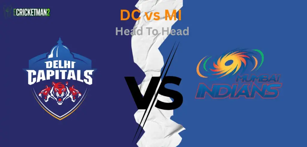 DC vs MI Head to Head at Arun Jaitley Stadium & Overall IPL Record DC vs MI Head to Head