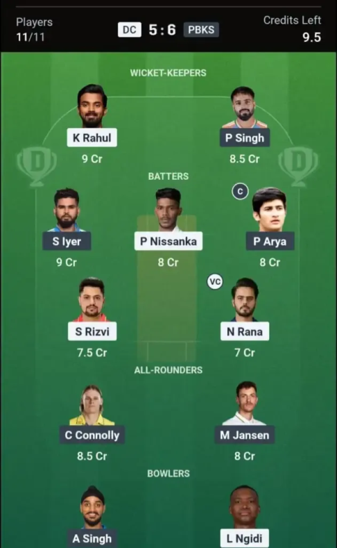 DEL vs PUN Small League Team