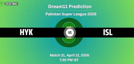 HYK VS ISL Match 21 Dream11 Team Prediction, Pakistan Super League 2026: Fantasy Cricket Tips, Captain & Vice-Captain Choices, Playing XI & Live Updates 