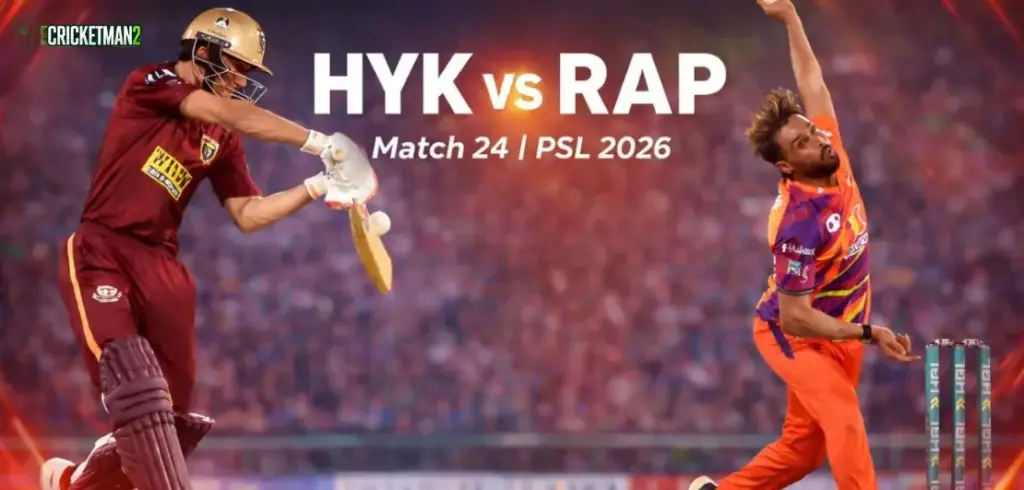 HYK vs RAP Match Prediction Today – PSL 2026, Match 24