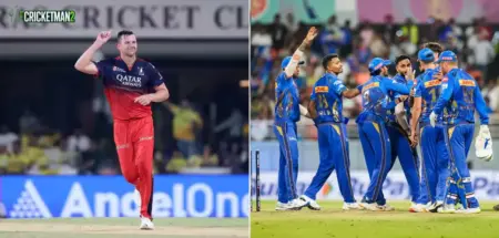 Josh Hazlewood vs MI in IPL