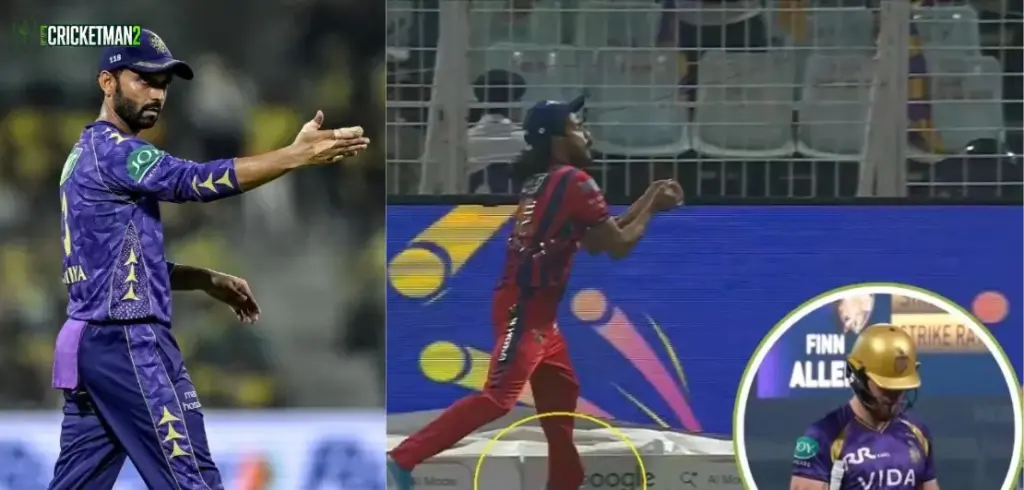 KKR Call Finn Allen Dismissal a “Blunder” After Controversial Catch by Digvesh Rathi in IPL 2026 KKR Call Finn Allen Dismissal a “Blunder” After Controversial Catch by Digvesh Rathi in IPL 2026
