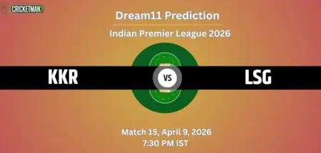 KKR vs LSG Match 15 Dream11 Team Prediction, Indian Premier League 2026