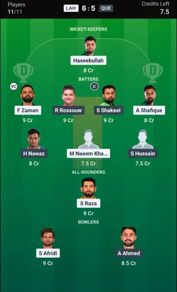 LAH VS QUE Small League Team 