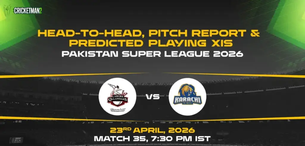 LAH vs KRK Match 35 Preview: Head-to-Head, Pitch Report, Playing XI – PSL 2026