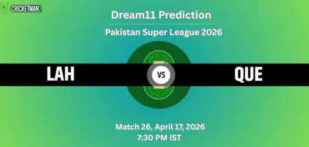 LAH vs QUE Match 26 Dream11 Team Prediction, Pakistan Super League 2026
