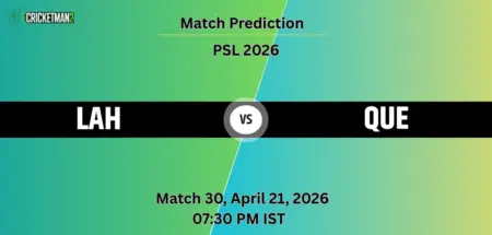 LAH vs QUE Today Match Prediction