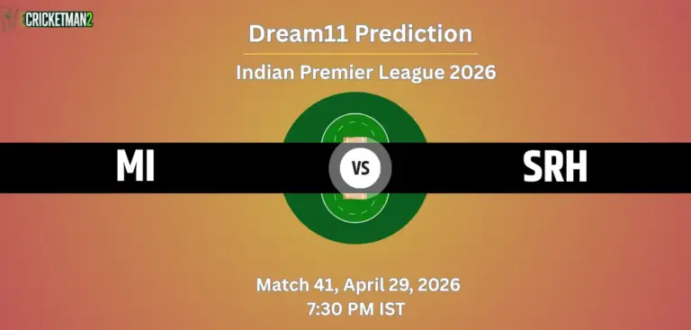 MI VS SRH Match 41 Dream11 Team Prediction, Indian Premier League 2026: Fantasy Cricket Tips, Captain & Vice-Captain Choices, Playing XI & Live Updates 